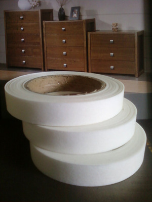 【供應(yīng)指接布 木皮指接布 42mm寬指接布 家具封邊條帶膠指接布】價(jià)格,廠家,圖片,家具零部件,東莞市厚街龍彩木皮加工廠-